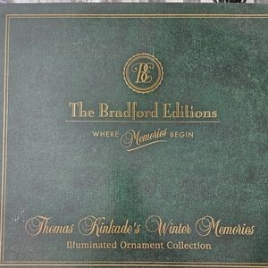 Thomas Kincade Winter Memories Illuminated Ornament Collection